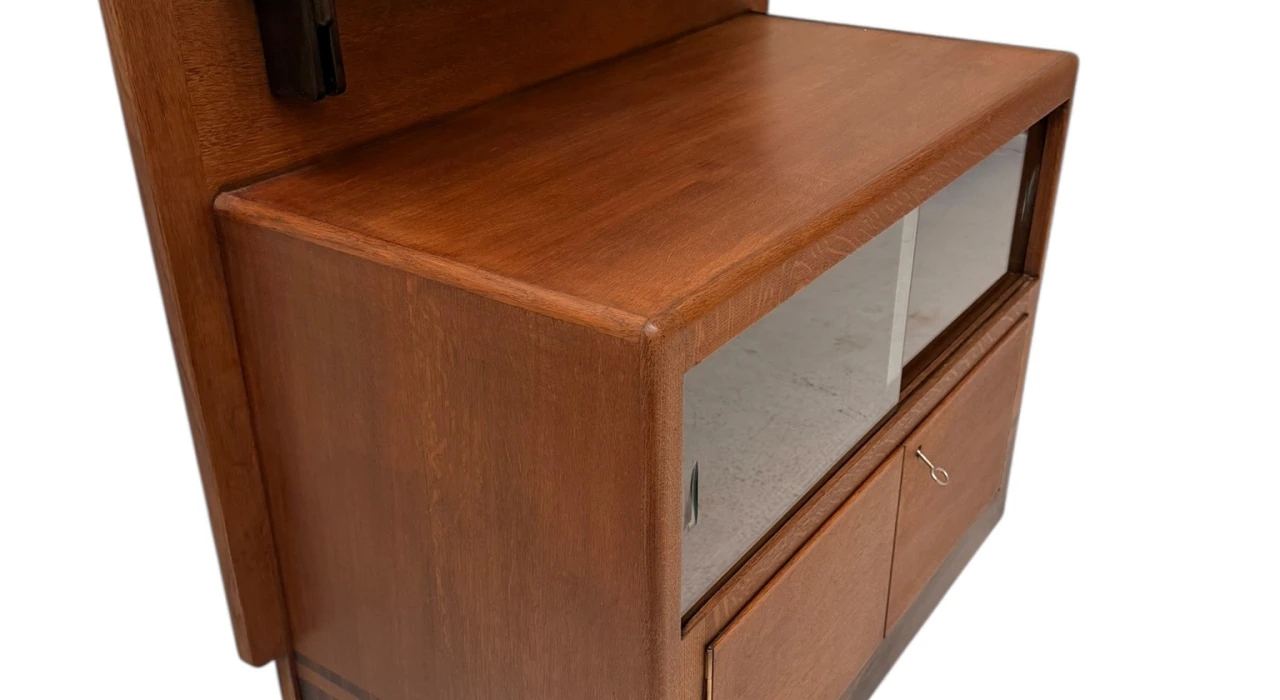 Modernist Art Deco Cabinet by Anton Lucas for N.V. Meubelkunst Leiden, 1920s